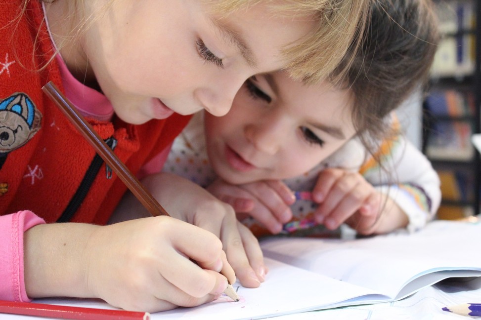 Kinderen op school